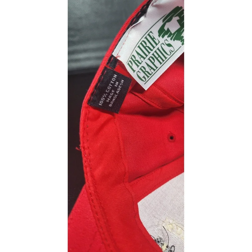 Vintage Nebraska Huskers National Champions 2002 Football Strap back Hat‎ Red